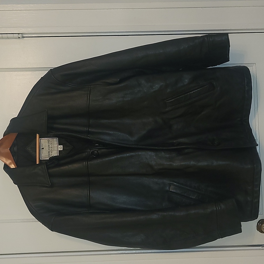John Ashford Outdoors -Leather Barn Jacket